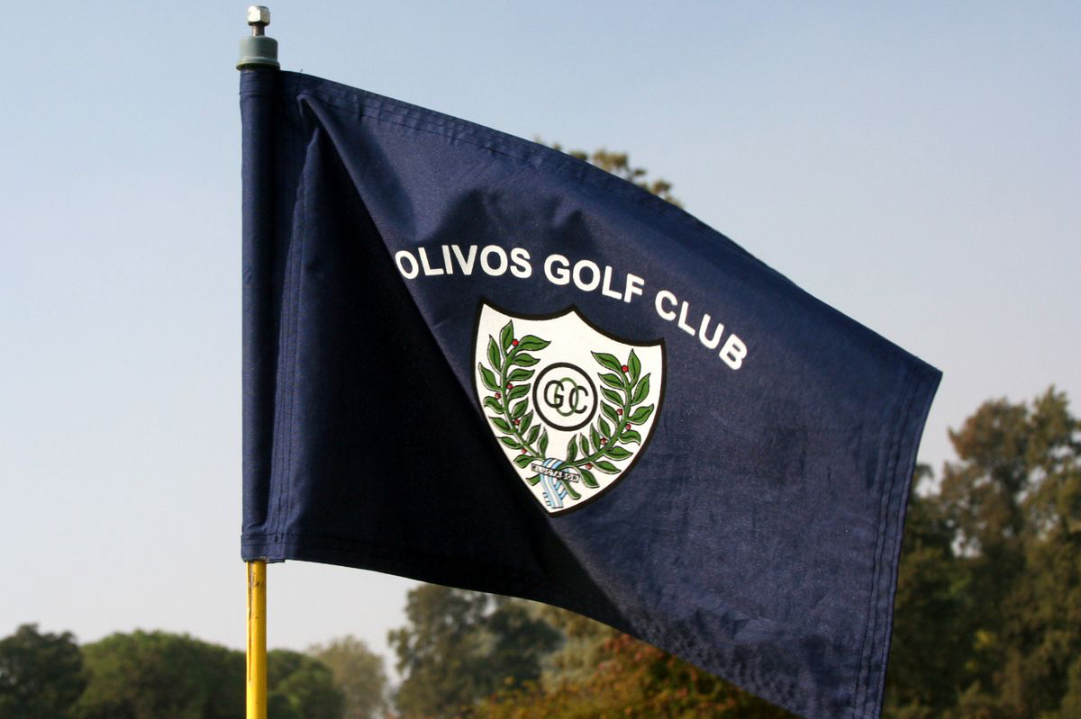View down a dogleg fairway